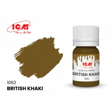 Краска Британский хаки (British khaki) (12мл) C1062 ICM