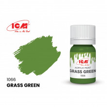 Краска Травяной зеленый (Grass green) (12мл) C1066 ICM