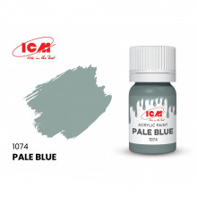 Краска Бледно-синий (Pale blue) (12мл) C1074 ICM
