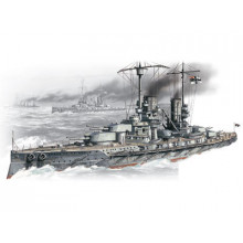 Сборная модель: флот "Groser kurfurst" WWI German Battleship (1:350) S.002 ICM