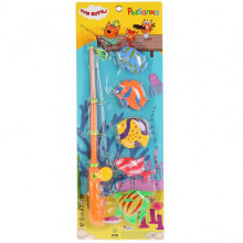 Рыбалка "ТРИ КОТА" цвет в ассортименте на карт. 53*19*4см ТМ B1545219-R2 Играем вместе