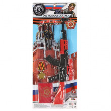 АВТОМАТ СТРЕЛЯЕТ ПУЛЯМИ С ПРИСОСКАМИ, 55*22*3СМ НА КАРТ. (РУСС. УП.) B1548172-R1 Играем вместе