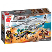 Конструктор "Военный вертолет" 1719 Qman