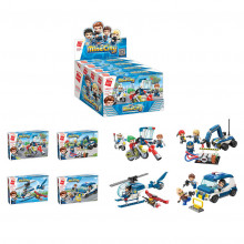 Конструктор "Полиция. Гонка", в ассортименте 1932(1-4) Qman