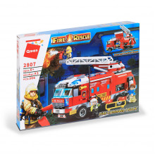Конструктор "Пожарная служба. Машина" 2807 Qman