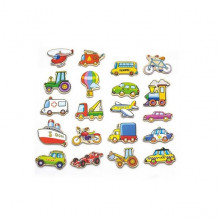 Набор деревянный "транспорт" на магнитах 58924VG VIGA