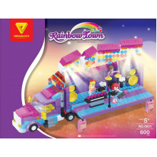 Конструктор. Радужный город "Грузовик"  DREAMLOCK