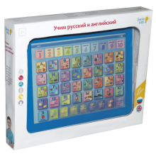 Обучающий планшет Учим русский и английский 82006 Genio Kids