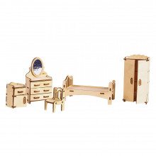 Конструктор деревянный "Спальня" ДК-1-001-02 POLLY