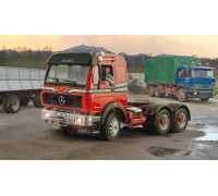 Сборная модель: 1/24 Автомобиль Mercedes Benz 2238 6x4 3943 Italeri