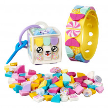 DOTs ЛЕГО Дотс Браслет и бирка для сумки "Карамельная киса" 41944 LEGO DOTs ЛЕГО Дотс Браслет и бирка для сумки "Карамельная киса" 41944 LEGO