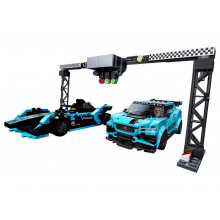 Formula E Panasonic Jaguar Racing GEN2 car & Jaguar I-PACE eTROPHY Конструктор ЛЕГО Speed Champions 76898 LEGO