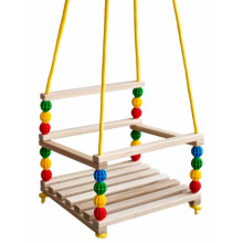 Качели деревянные подвесные 20506 Лидер