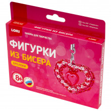 Фигурка из бисера "Сердечко" Бис-087 Lori