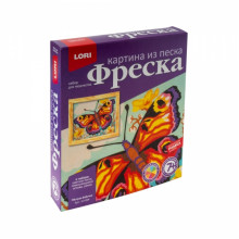 ФРЕСКА. КАРТИНА ИЗ ПЕСКА "ПЕСТРАЯ БАБОЧКА" КП-069 Lori