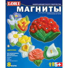 Фигурки на магнитах "Цветочки" арт. М-008 Lori