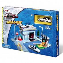 Игровой набор Полиция с 1 машинкой 12513 Maisto