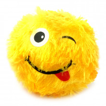 Мяч "Лохматик" Подмигивающий смайлик CO-7 MAYA TOYS