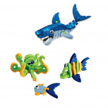 Мягкий конструктор "Обитатели водного мира" XY1110