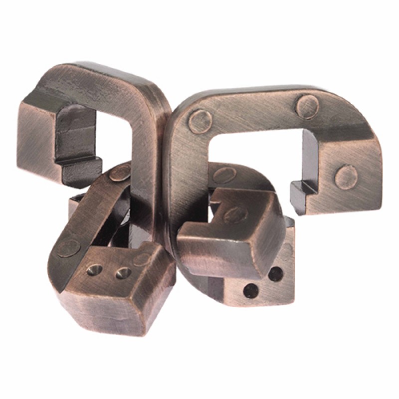 металлическая цепь, соединяющая кубики или блоки