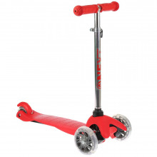 Трехколесный самокат mini, светящиеся колеса, цвет красный JP-MG-02V-RED NEXT Трехколесный самокат mini, светящиеся колеса, цвет красный JP-MG-02V-RED NEXT