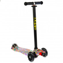 Детский самокат maxi с цветочным принтом , колеса светятся JP-MG-03B-WTP2 NEXT Детский самокат maxi с цветочным принтом , колеса светятся JP-MG-03B-WTP2 NEXT