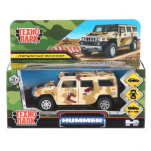 Машина металл "hummer h2 камуфляж" 12см, откр.двери, инерционная, песочный HUM2-12MIL-BN Машина металл "hummer h2 камуфляж" 12см, откр.двери, инерционная, песочный HUM2-12MIL-BN