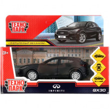 Машина металл "infiniti qx30 матовый" 12см, открыв.двери, инерц, черный QX30-12MAT-BK