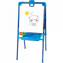 Мольберт растущий доска знаний двусторонний, цвет синий М2Л/С2 Ника