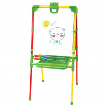 Доска знаний-мольберт двусторонний (желто-красный) М2Л/СФ2 Ника