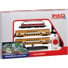 Игровой набор Пассажирский поезд с двухэтажными вагонами 57135 Piko