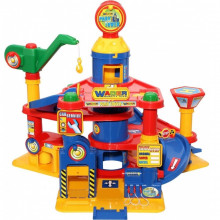 Паркинг 4-уровневый с автомобилями, 61 см. 37855 Полесье