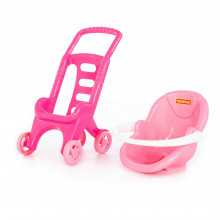 Тележка "Pink Line 2х1" (в сеточке) 44525 Полесье