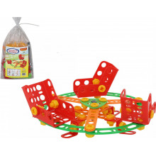 Конструктор Изобретатель "Карусель №1", 101 элемент 55118 Полесье