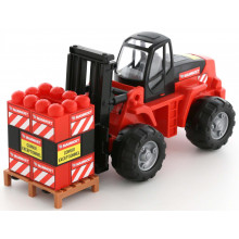 Автомобиль Автокар + конструктор "МАММОЕТ" (в сеточке) 62734 Полесье