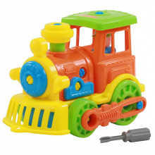 Конструктор-транспорт "Паровоз" (в сеточке) 71255 POLESIE, БЕЛАРУСЬ Конструктор-транспорт "Паровоз" (в сеточке) 71255 POLESIE, БЕЛАРУСЬ