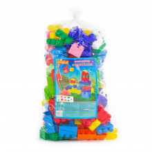 Конструктор "Великан" (162 элемента) (в мешке) 7710 Полесье