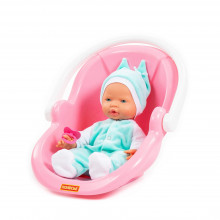 Пупс "Весёлый" (35 см) с соской и переноской (в пакете) 86761 POLESIE, БЕЛАРУСЬ