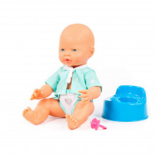 Пупс "Веселый" (35 см) с соской и горшком (в пакете) 86785 Полесье