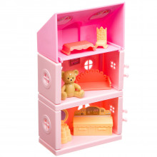 Набор "Игрушечный домик" мини (3 комнаты, в ассортименте) 18102AB QUNXING TOYS
