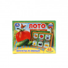 Развивающее лото "Фрукты и овощи" 4690590101223 QUNXING TOYS Развивающее лото "Фрукты и овощи" 4690590101223 QUNXING TOYS
