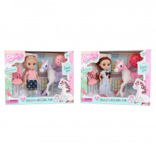 Игровой набор "кукла мия с лошадью", в ассортименте 58003 QUNXING TOYS