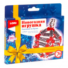 Новогодняя игрушка. Плетение из бусин "Новогоднее украшение" Пз/Бус-003 QUNXING TOYS