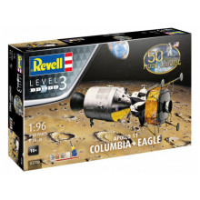 Сборная модель: Подарочный набор. Аполлон 11, модули "Колумбия" и "Орел" (1:96) 03700 Revell