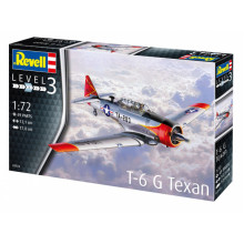 Сборная модель: Американский легкий учебный самолет T-6 G Texan (1:72) 03924 Revell