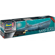 Сборная модель: Сборная модель: 1/72 Американская подводная лодка типа «Гато» 05168 Revell