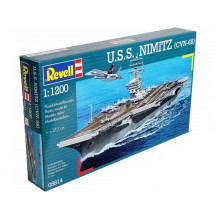 Сборная модель: Американский авианосец Nimitz CVN-68 (1:1200) 05814 Revell