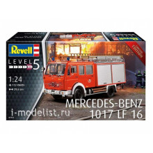 Сборная модель: Пожарный автомобиль Mercedes Benz 1017 LF16 (1:24) 07655 Revell