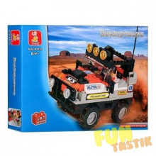 Внедорожные гонки. Полноприводный автомобиль (красный). M38-B0132 Sluban