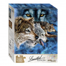 Пазлы Step Puzzle "Найди 12 волков", 1000 элементов (Limited Edition) 79806 Step puzzle Пазлы Step Puzzle "Найди 12 волков", 1000 элементов (Limited Edition) 79806 Step puzzle